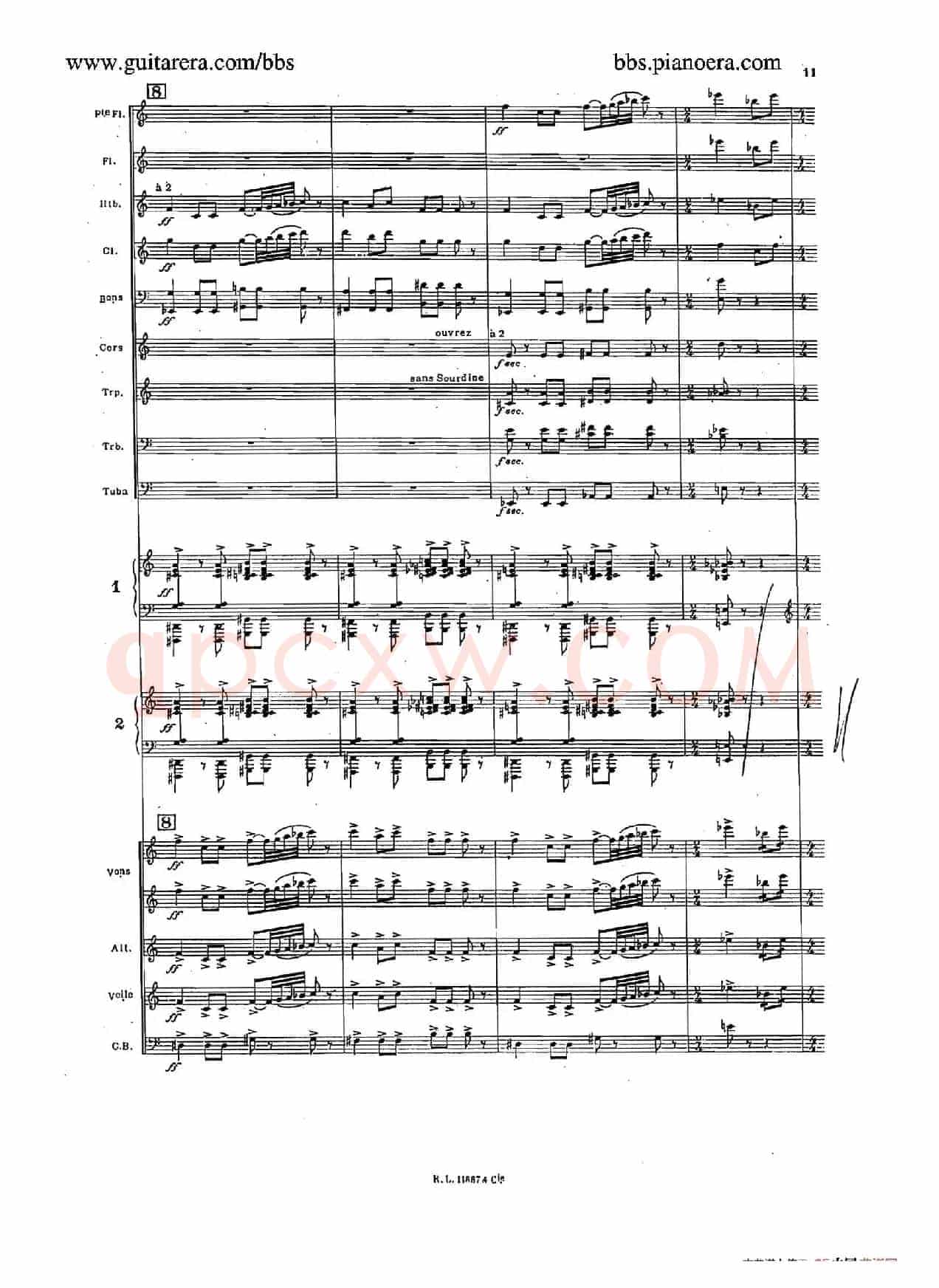 Concerto for 2 Pianos in d Minor(d小调双钢琴协奏曲·总谱)