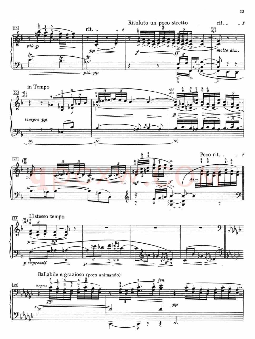 德彪西12首钢琴练习曲(3 四度练习v1.0 quartes)