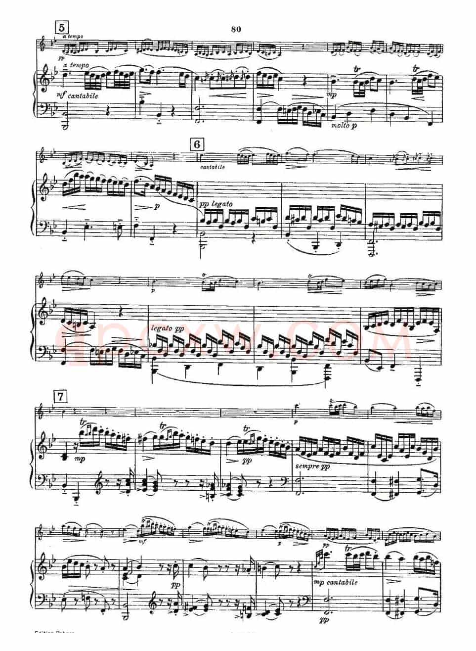 Mozart - Violin Sonata No.7, KV. 376（第七小提琴奏鸣曲）