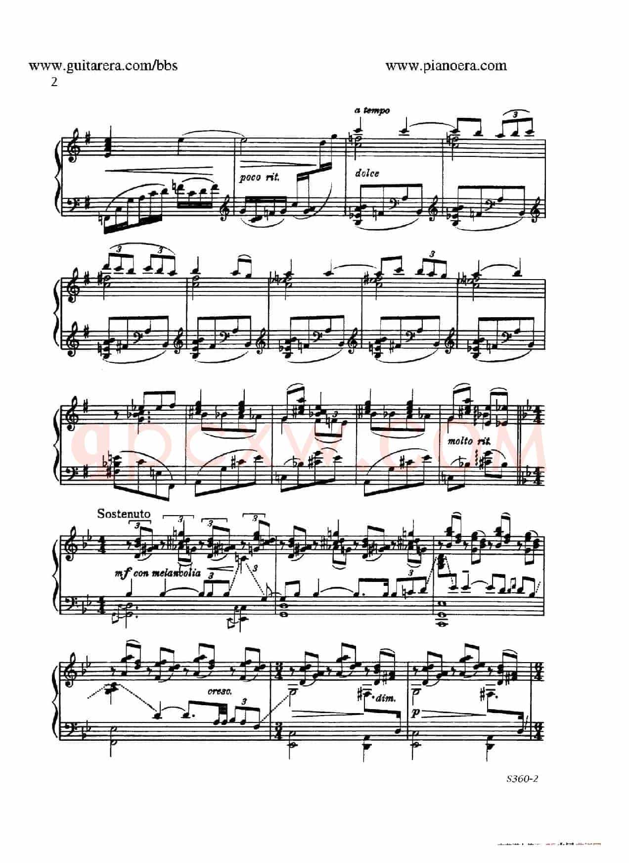 Fourth Piano Sonata S.360(第四钢琴奏鸣曲)