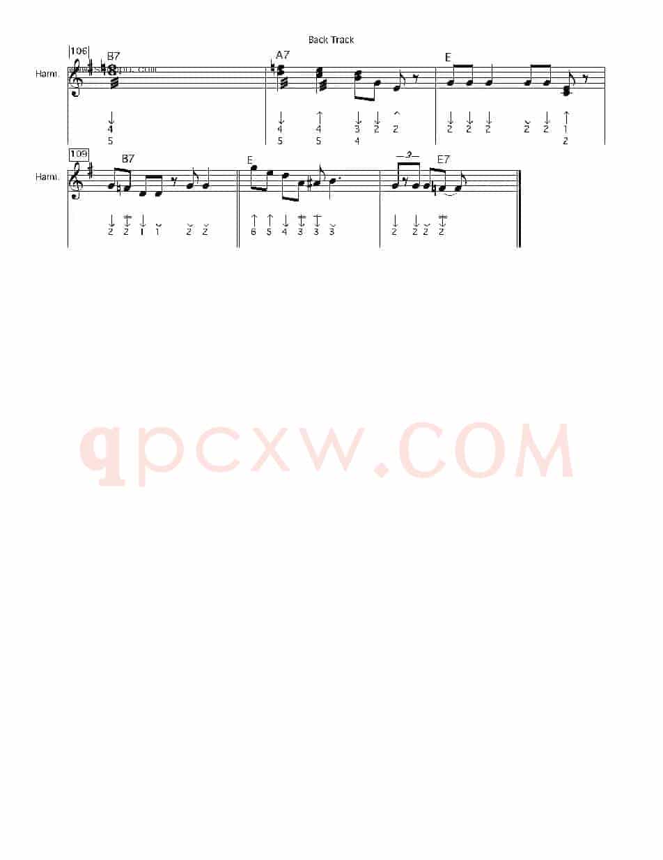 back track（布鲁斯）