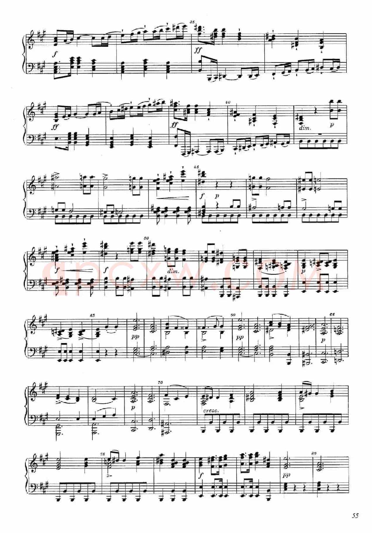 A大调钢琴大奏鸣曲（Grobe Sonate in A Major WWV 26）