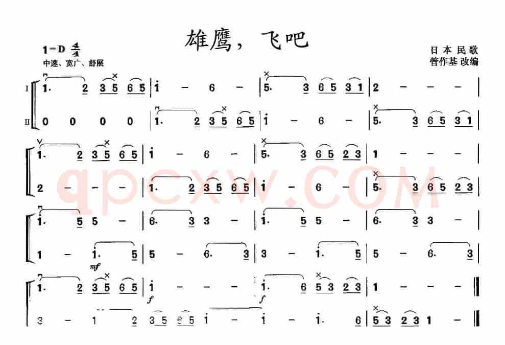 雄鹰，飞吧（二胡二重奏）