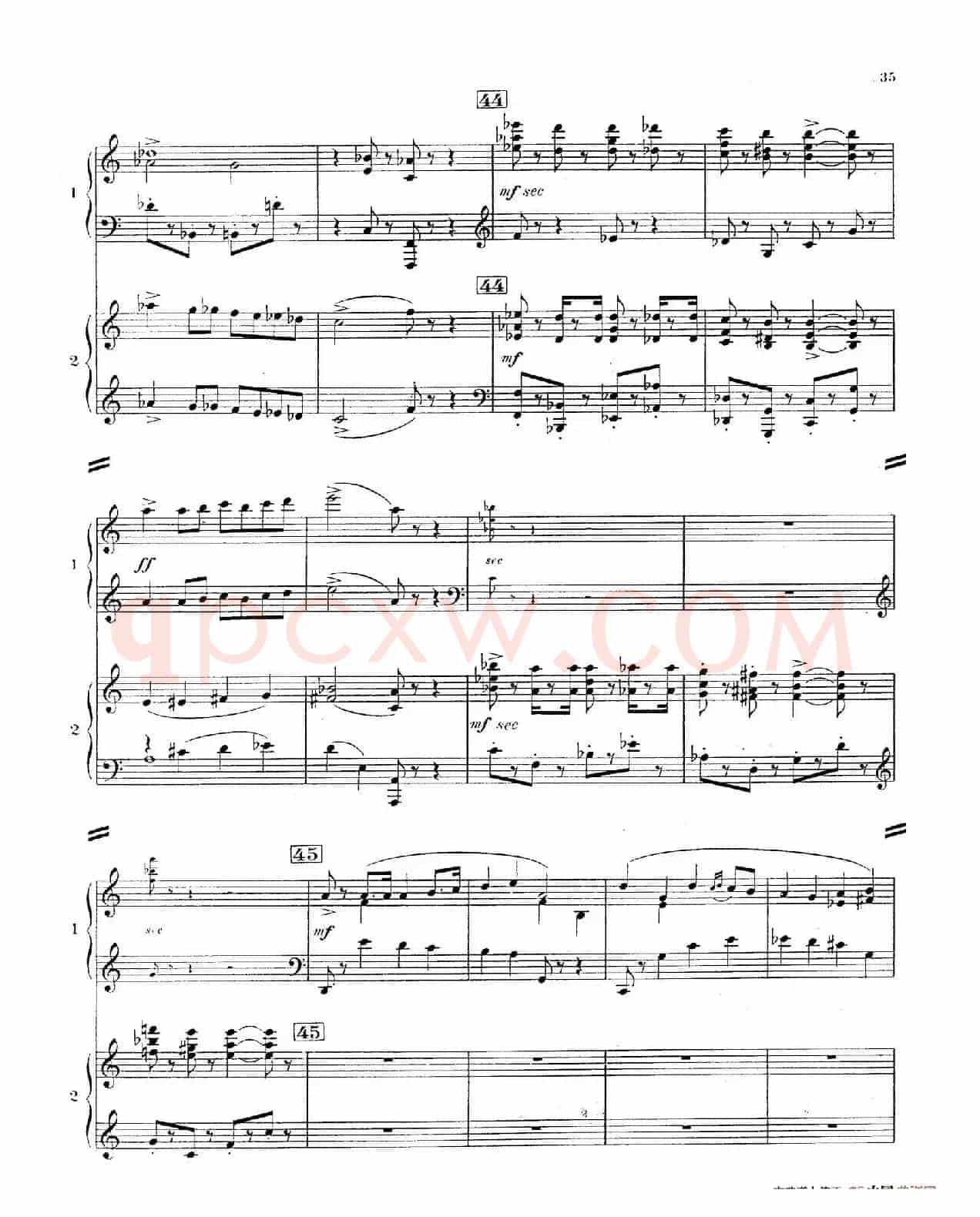 Concerto for 2 Pianos in d Minor(d小调双钢琴协奏曲· 第三乐章)