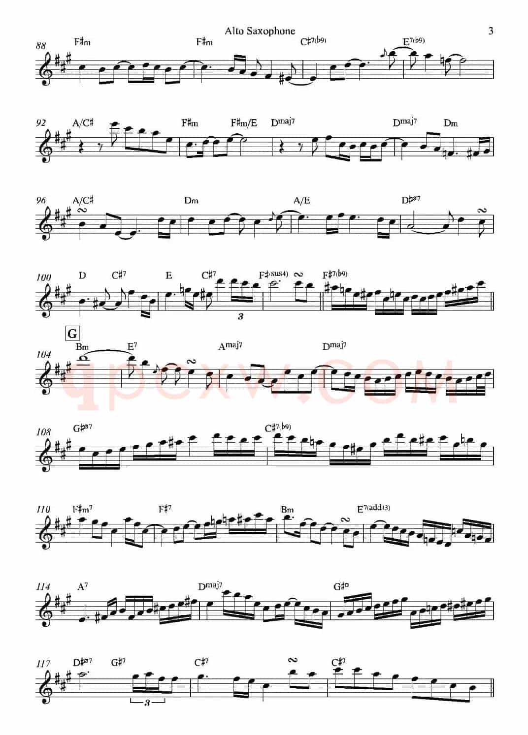 Bossa Real（中音萨克斯）
