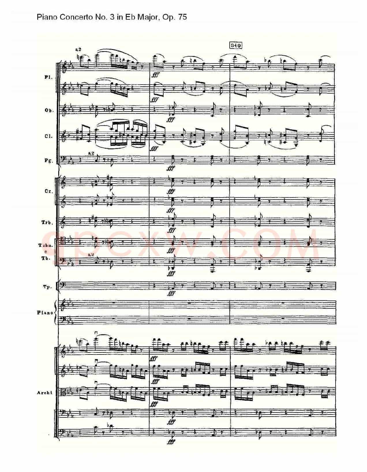 Piano Concerto No.3 in Eb Major, Op.75(Eb大调第三钢琴协奏)