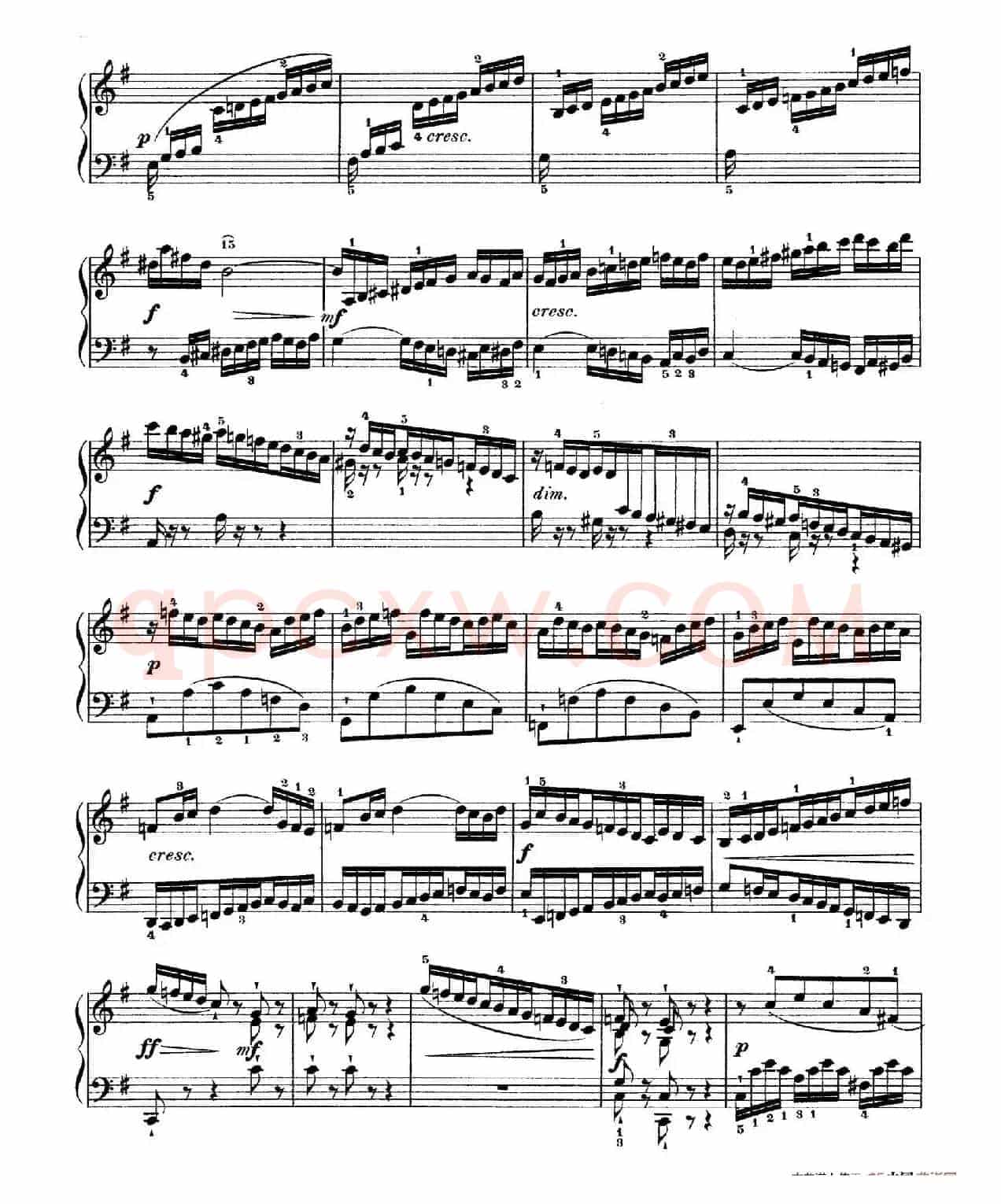 Six Partitas BWV 825-830(6首帕蒂塔·5)