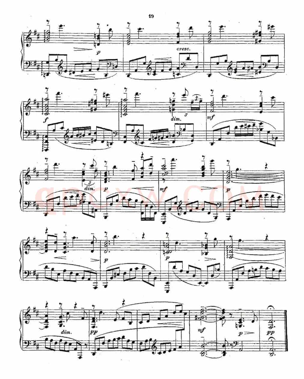 10首《前奏曲》之四（Rachmaninoff 10 Preludes, Op.23）