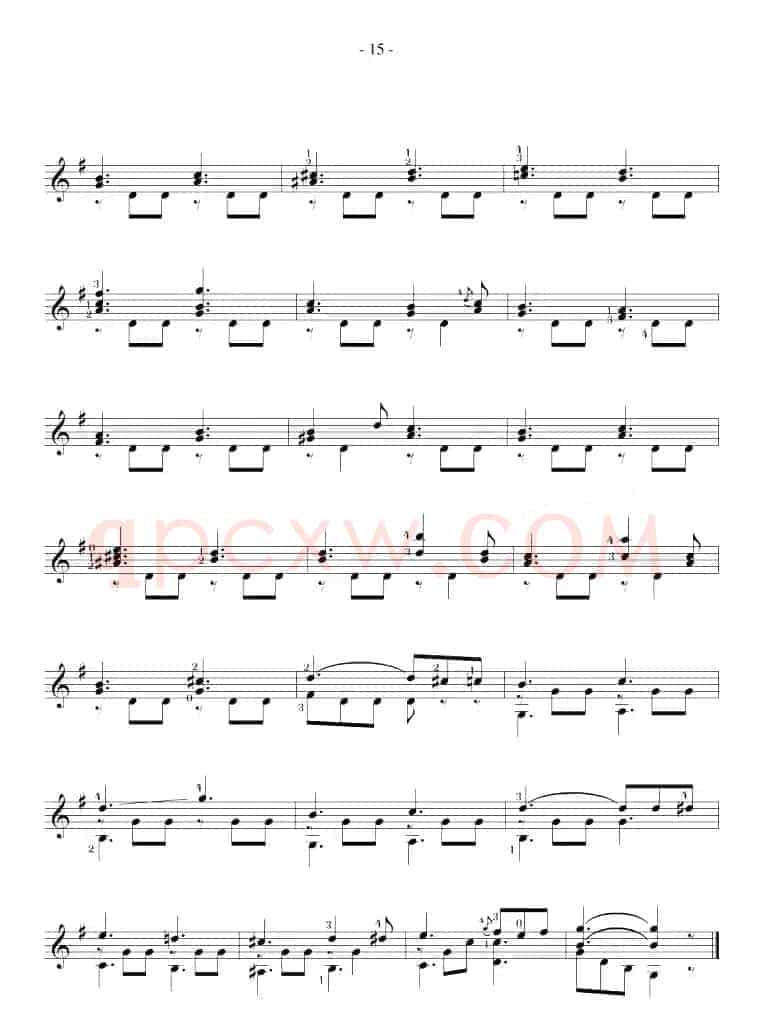Fernando Sor《12 Studies,Op.60》（STUDY 8）