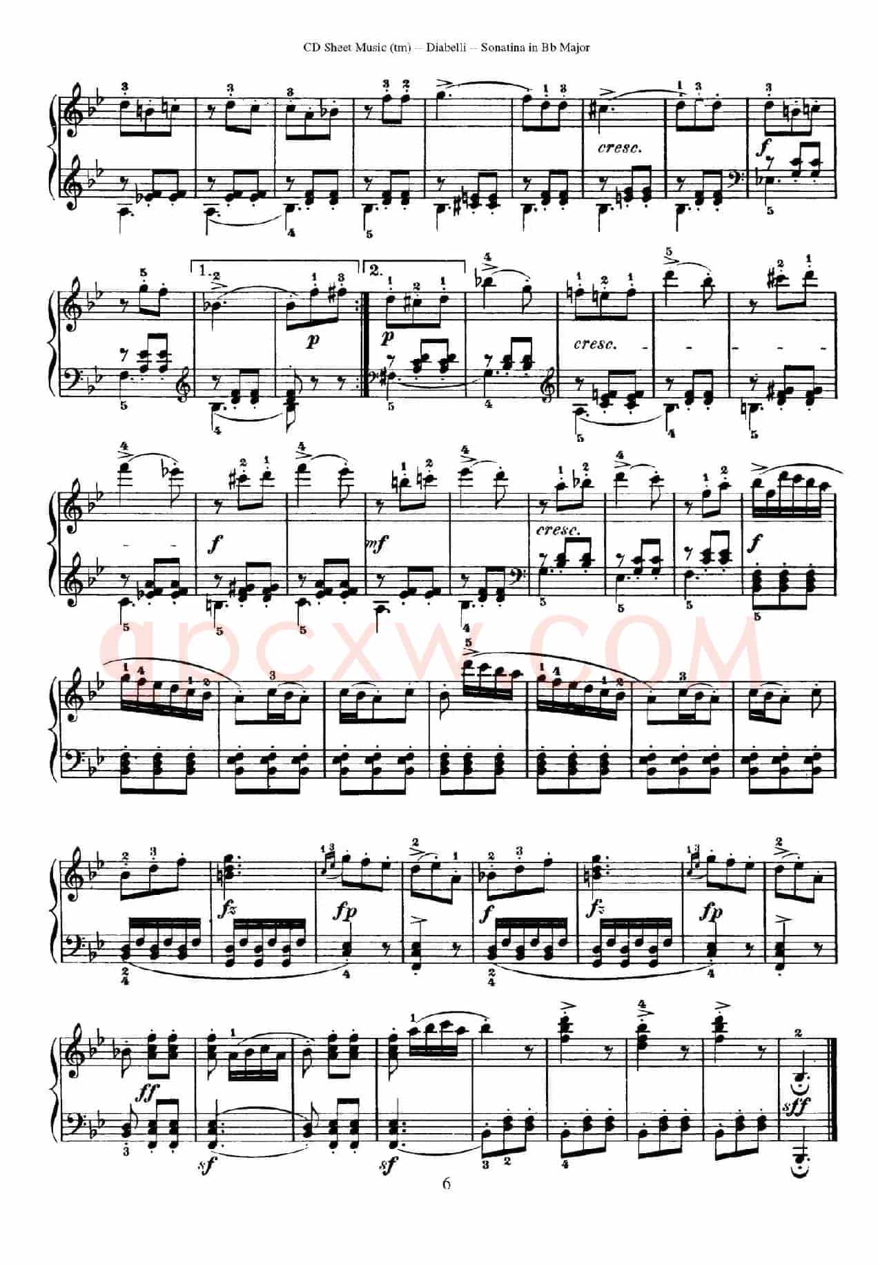 7 Piano Sonatinas Op.168(7首钢琴小奏鸣曲 No.4)
