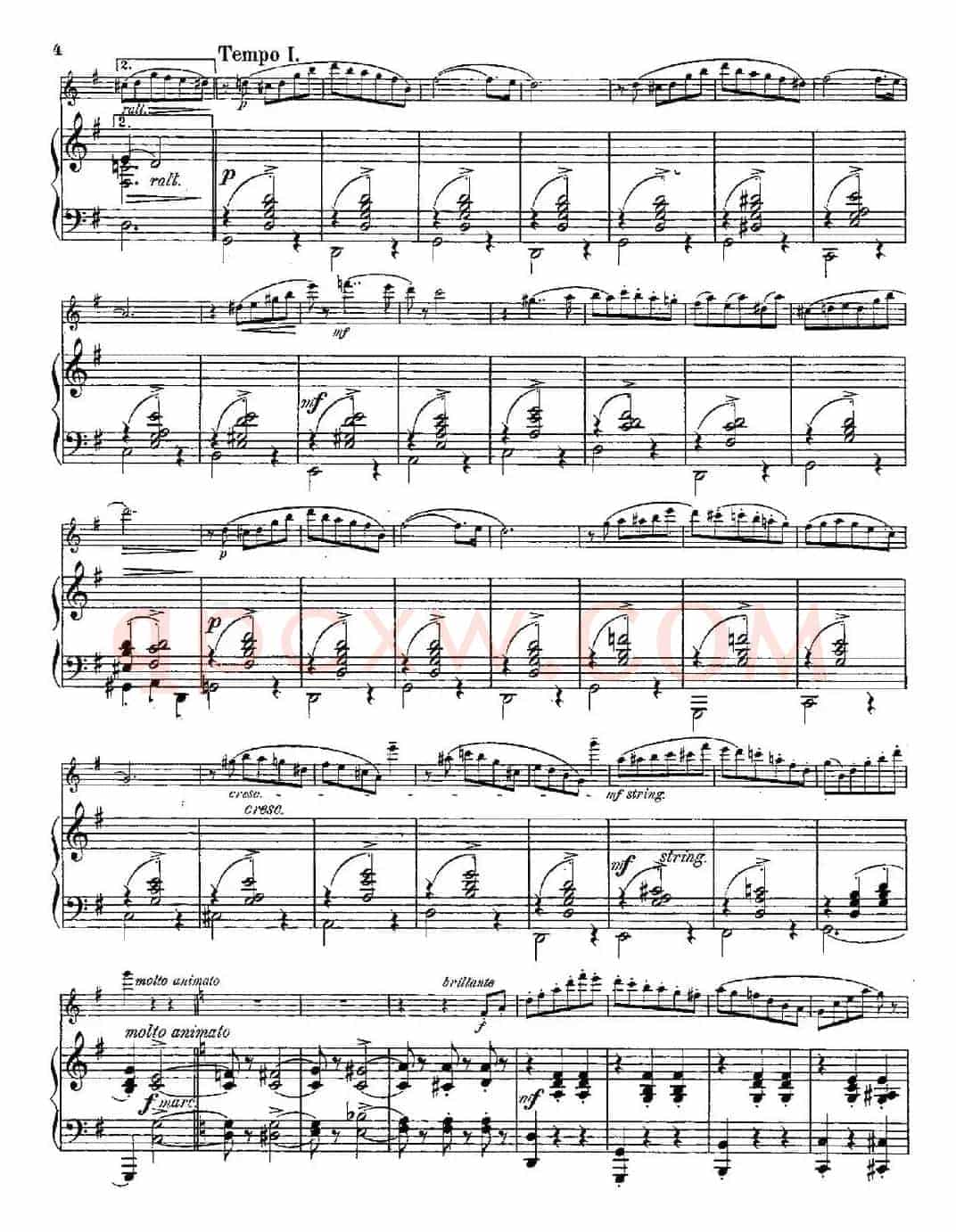 Walzer（Op.55 No.2）（长笛+钢琴伴奏）