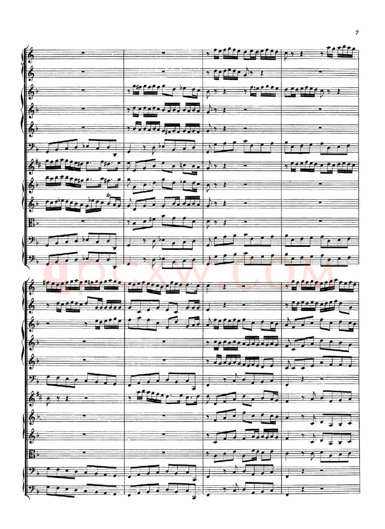 Brandenburg Concerto No.1 in F Major（勃兰登堡协奏曲第一号）