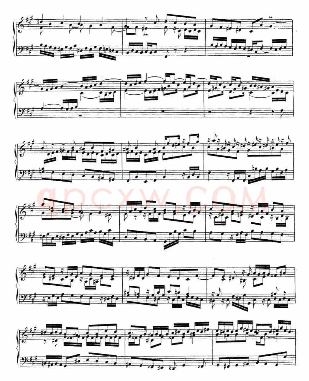 Toccata BWV 910(7首托卡塔·No.1 #F小调)