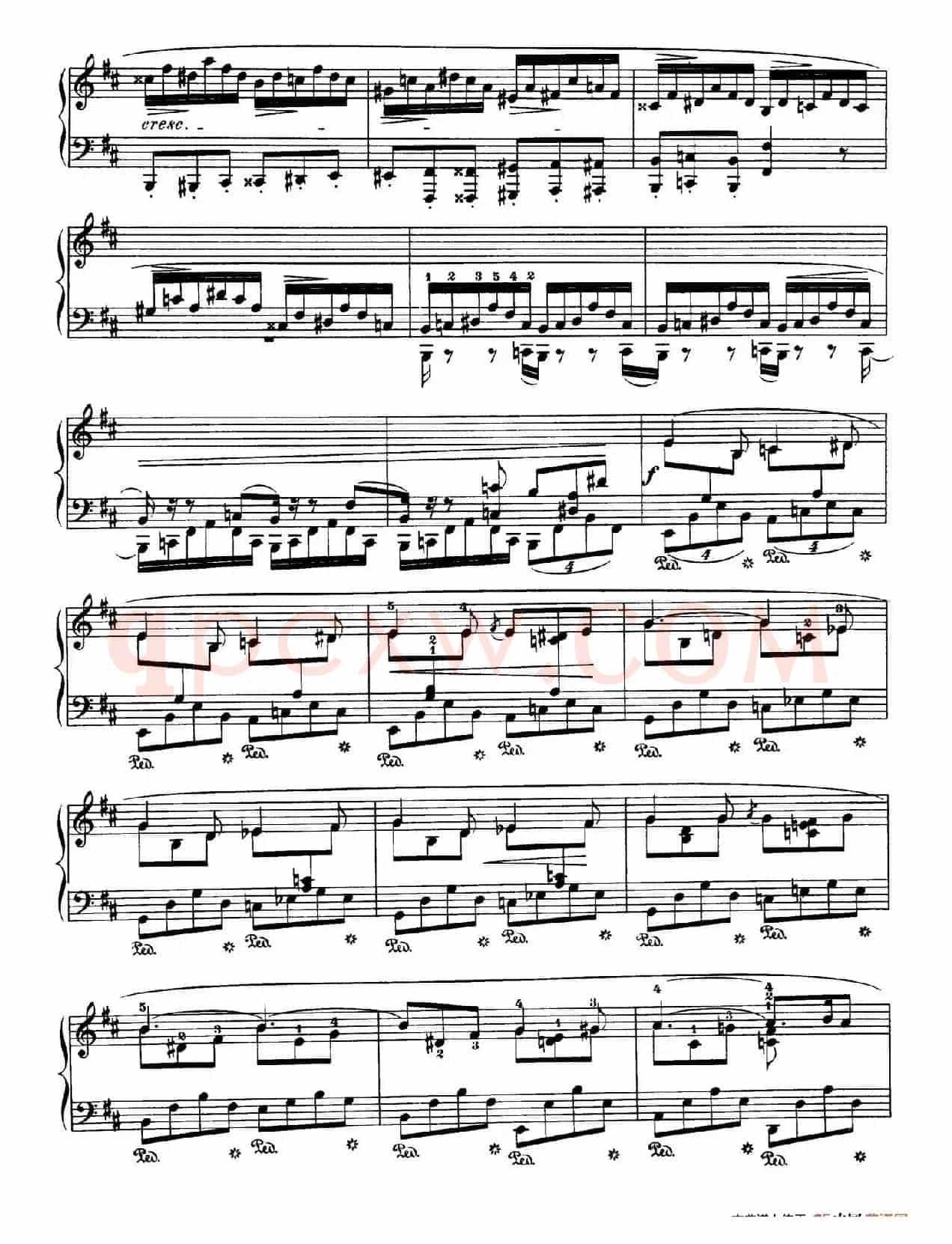 Piano Sonata No.3 in b Minor Op.58(b小调第三钢琴奏鸣曲·第四乐章)