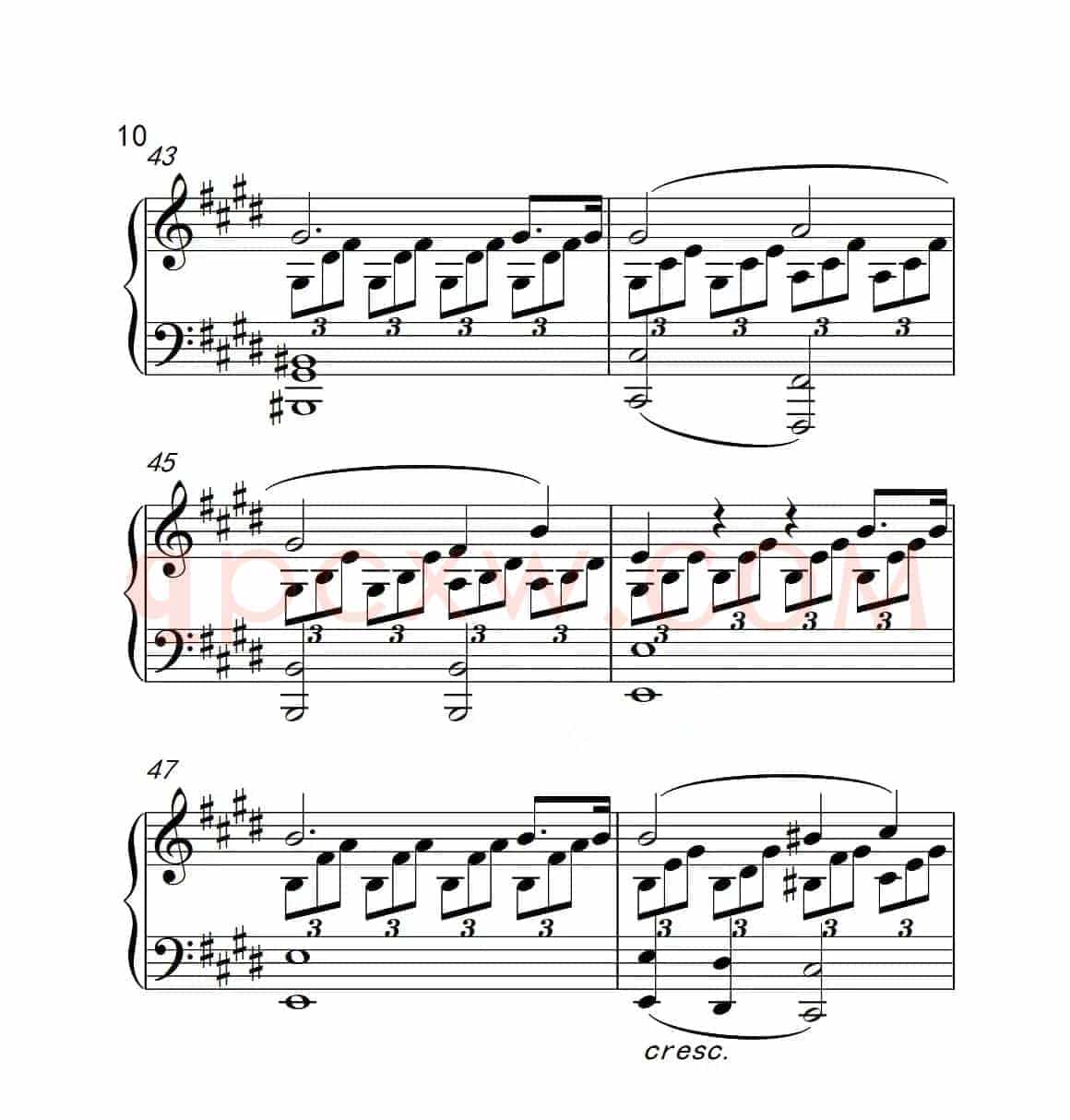 第六级 奏鸣曲（中国音乐学院钢琴考级作品1~6级）
