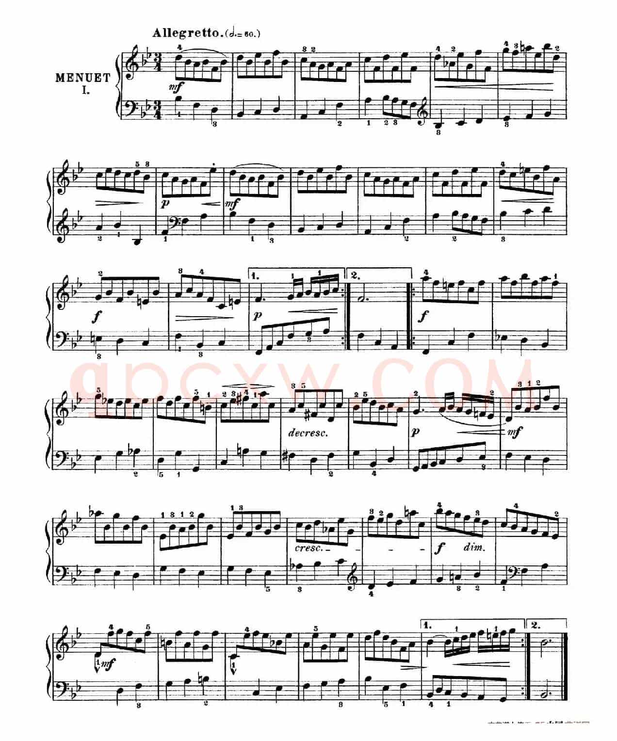 Six Partitas BWV 825-830(6首帕蒂塔·1)