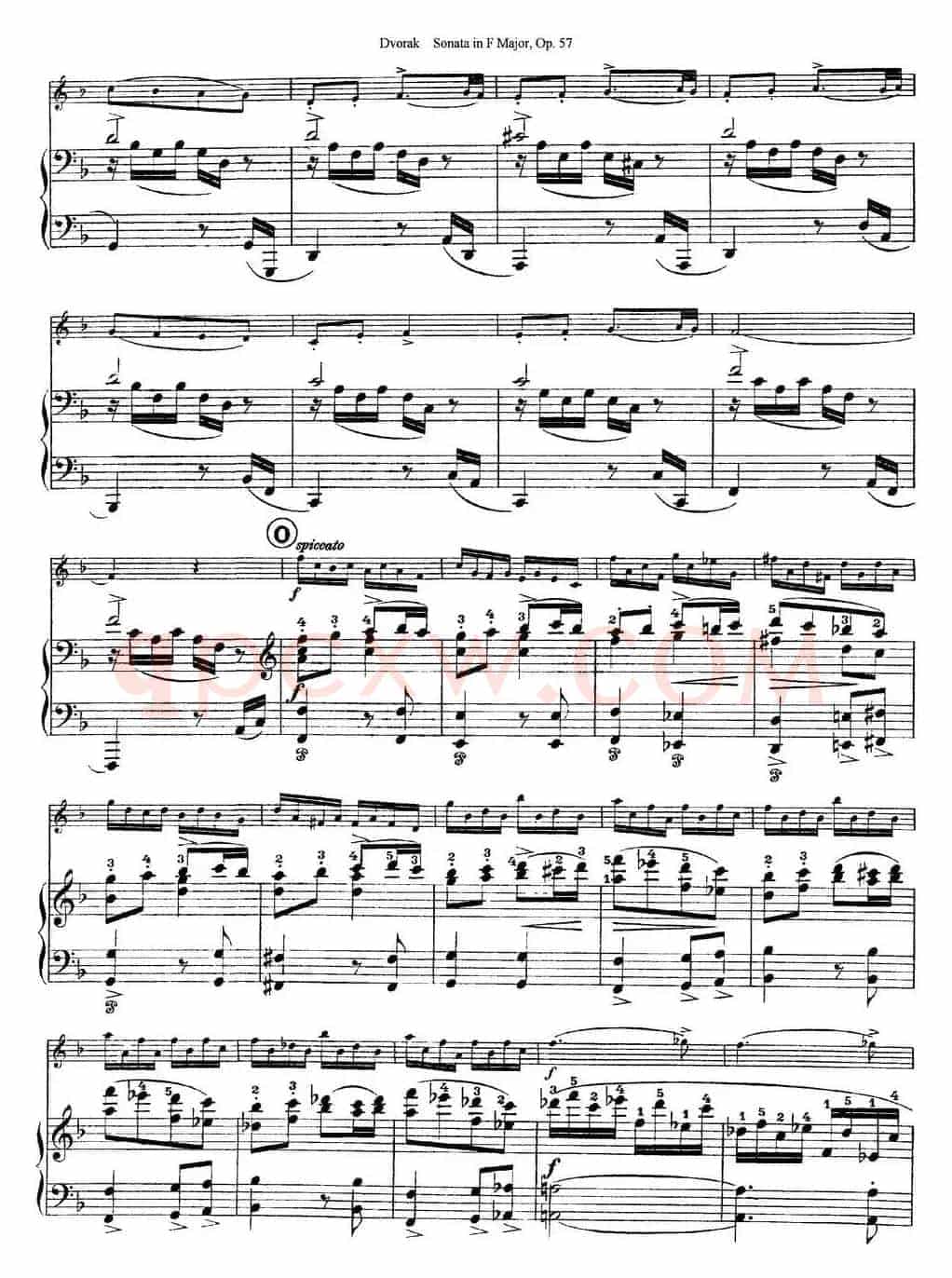 Violin Sonata Op.57（小提琴+钢琴伴奏）
