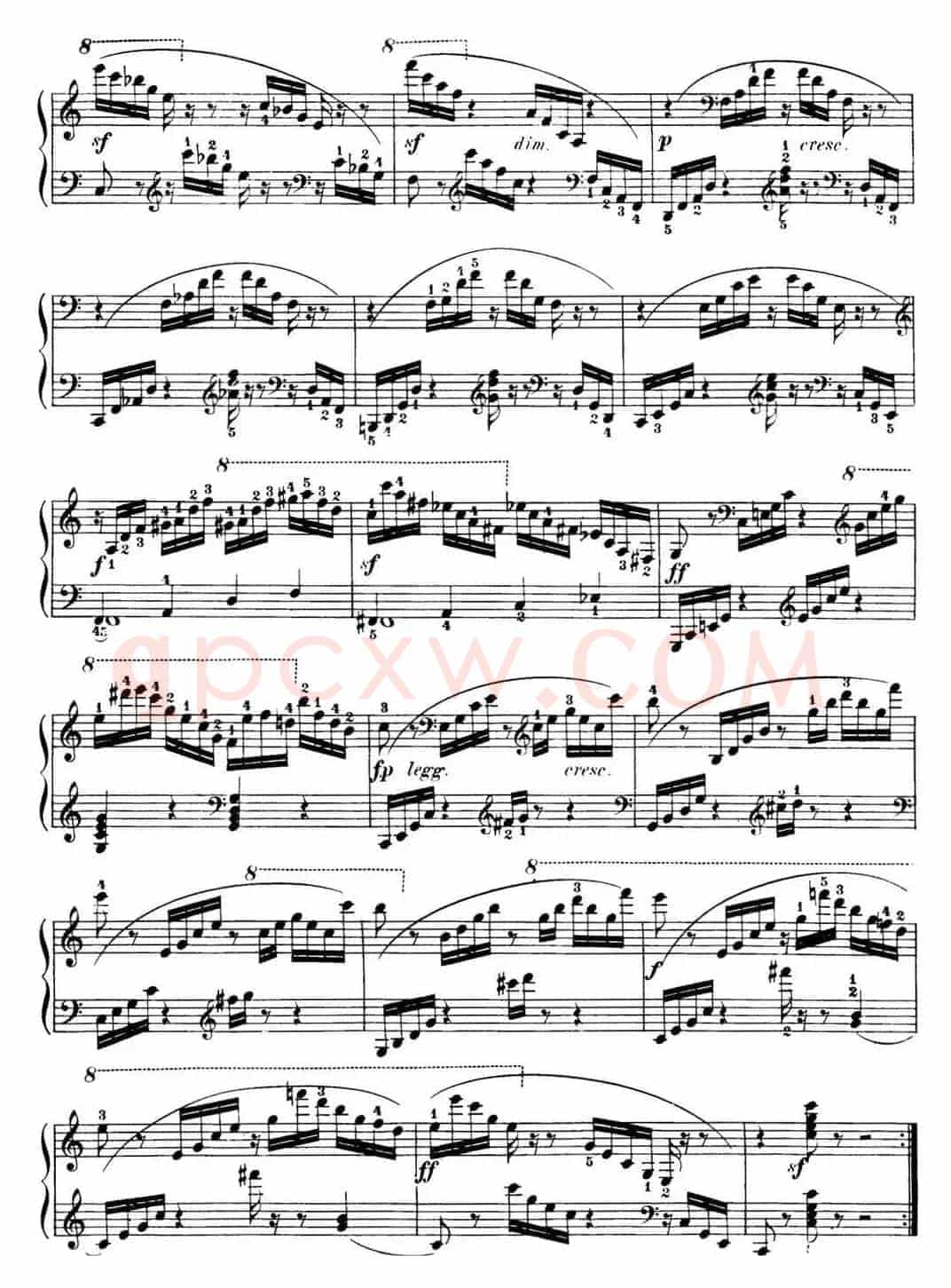 40首车尔尼Op.299钢琴快速练习曲（NO.32）