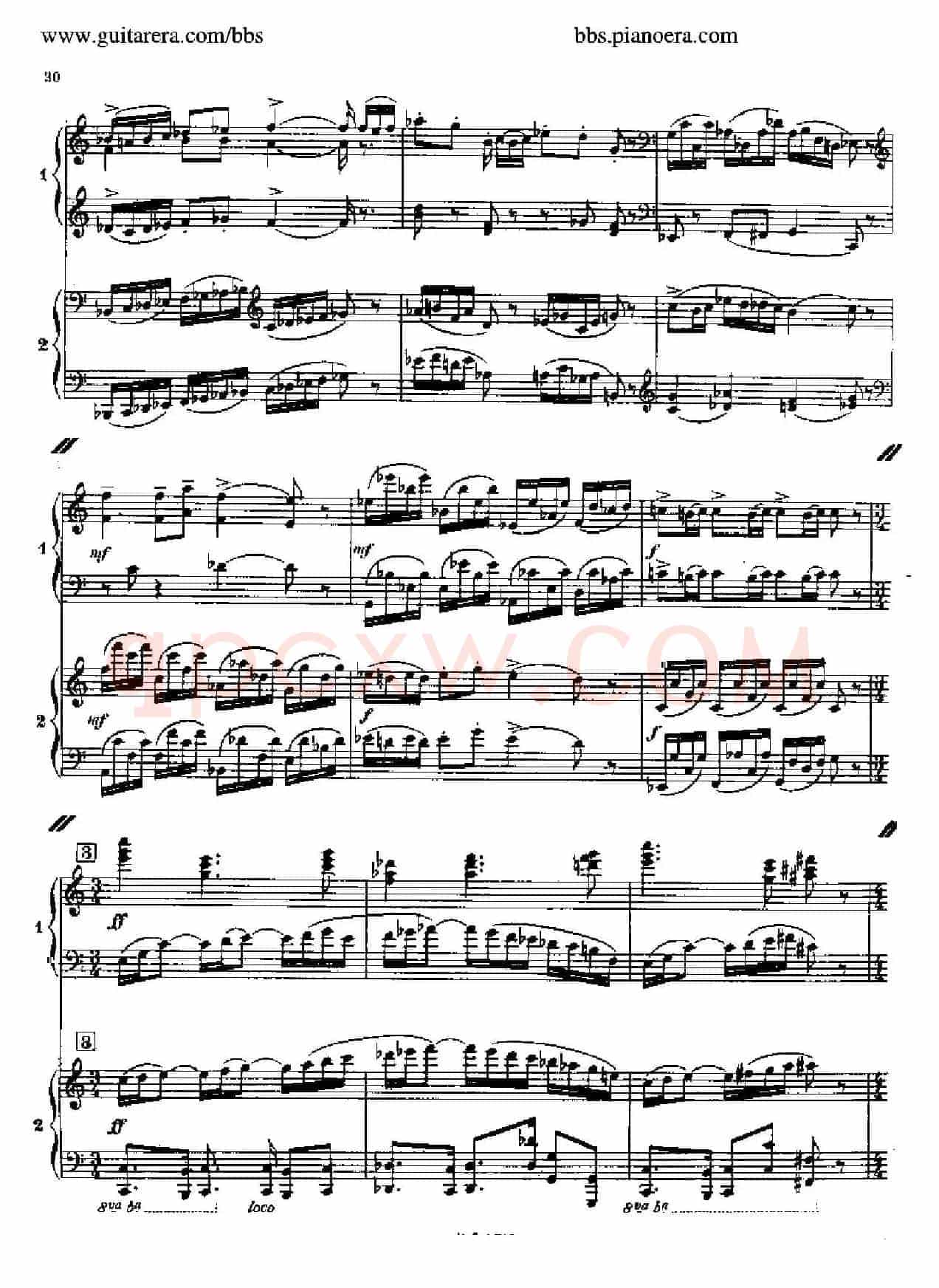 Sonata for Two Pianos(双钢琴奏鸣曲)