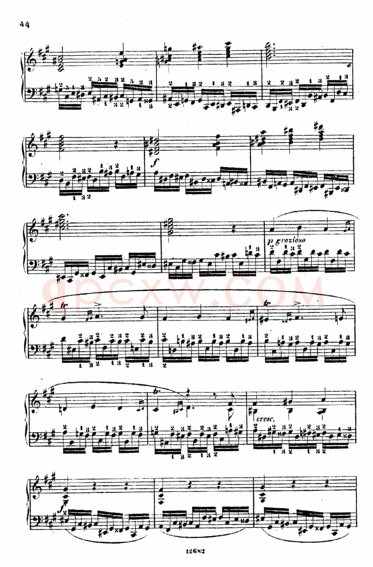 Douze Etudes de Salon Op.5(12首沙龙练习曲·9)