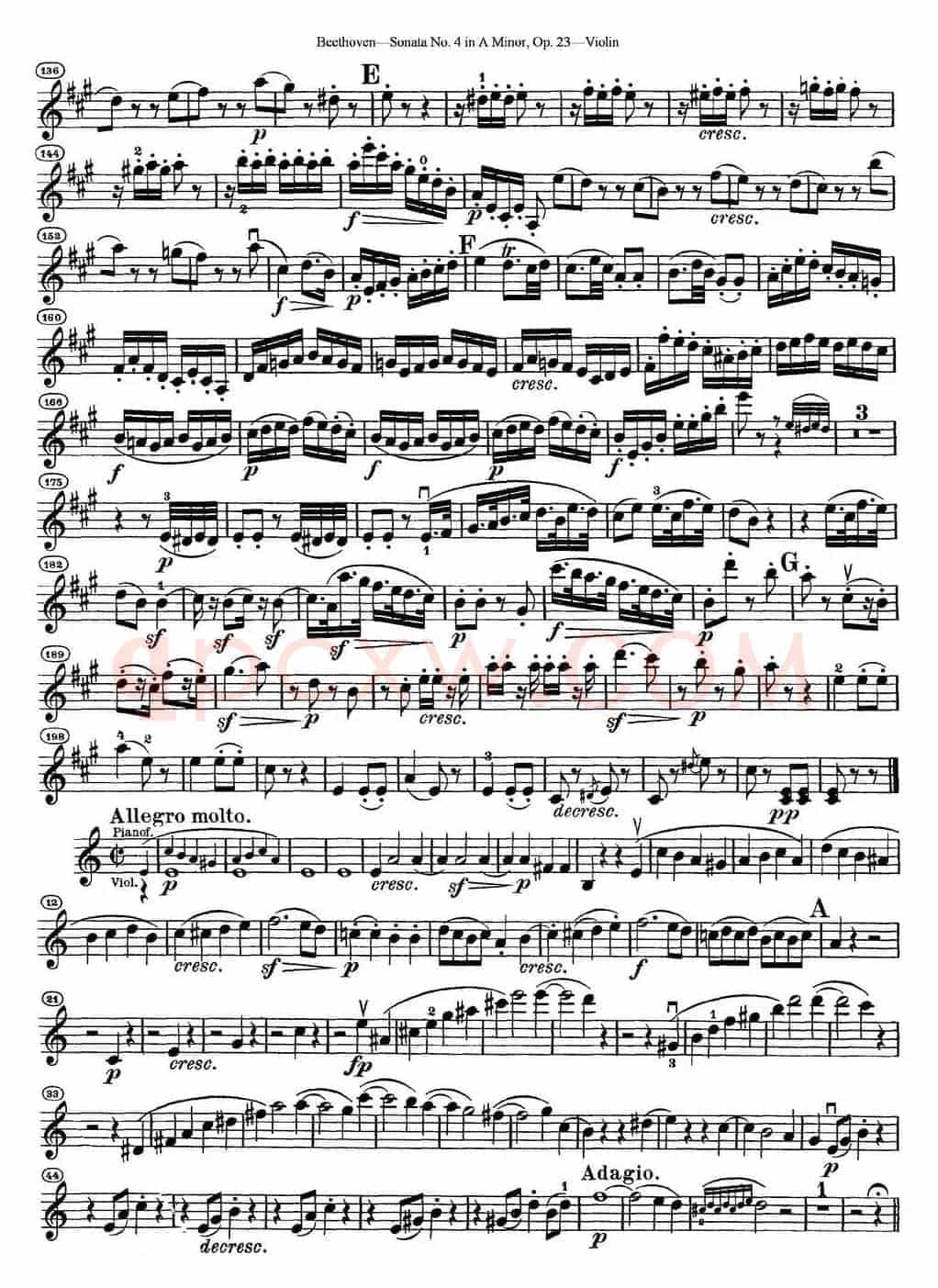 Violin Sonata No.4 in A Minor Op.23