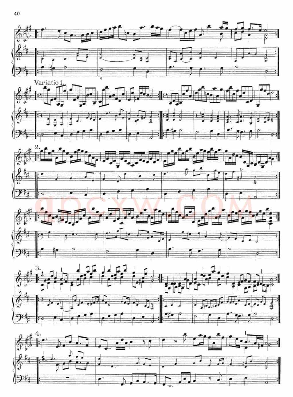 Biber Violin Sonata IV（小提琴+钢琴伴奏）