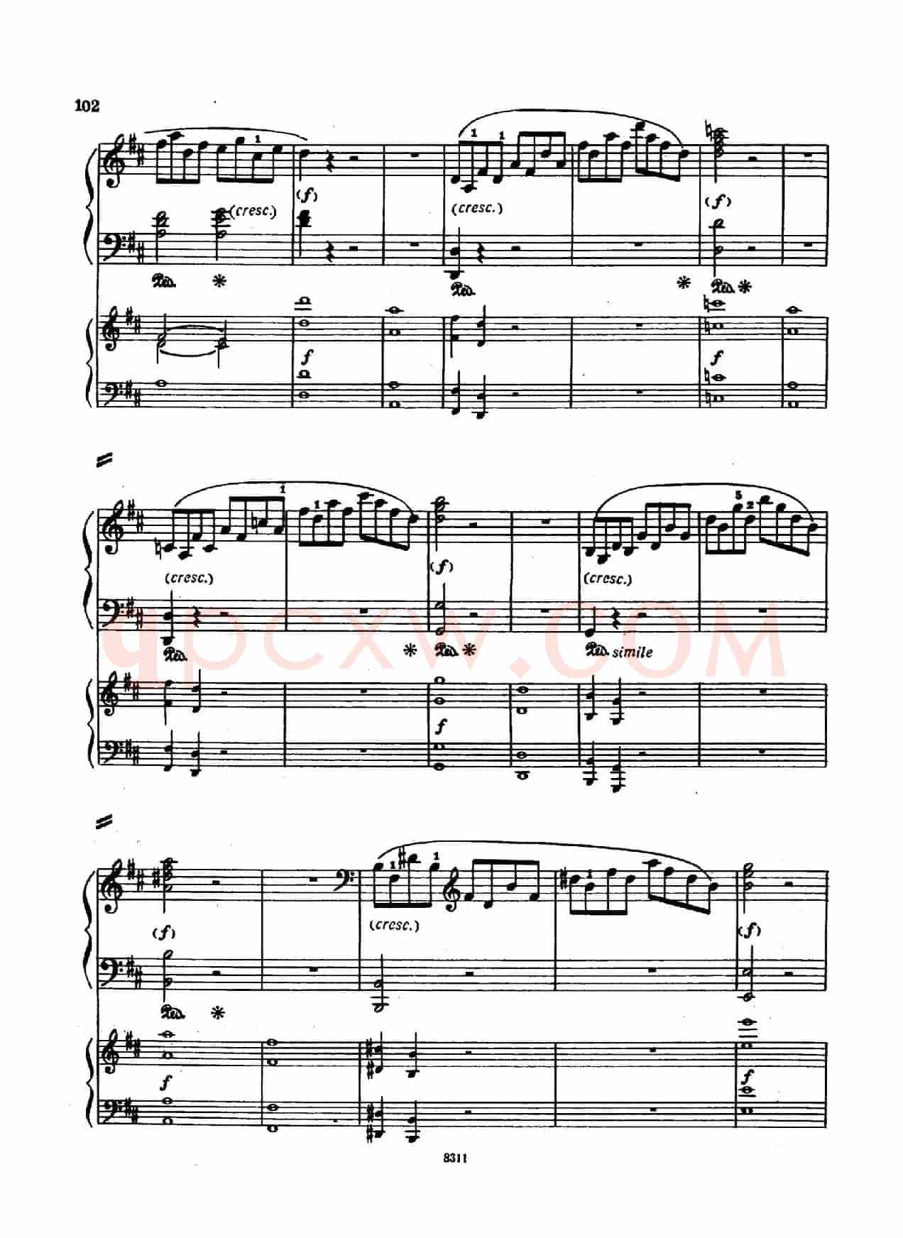 Concerto no 5 K 175 - 2 Piano(Ⅲ)