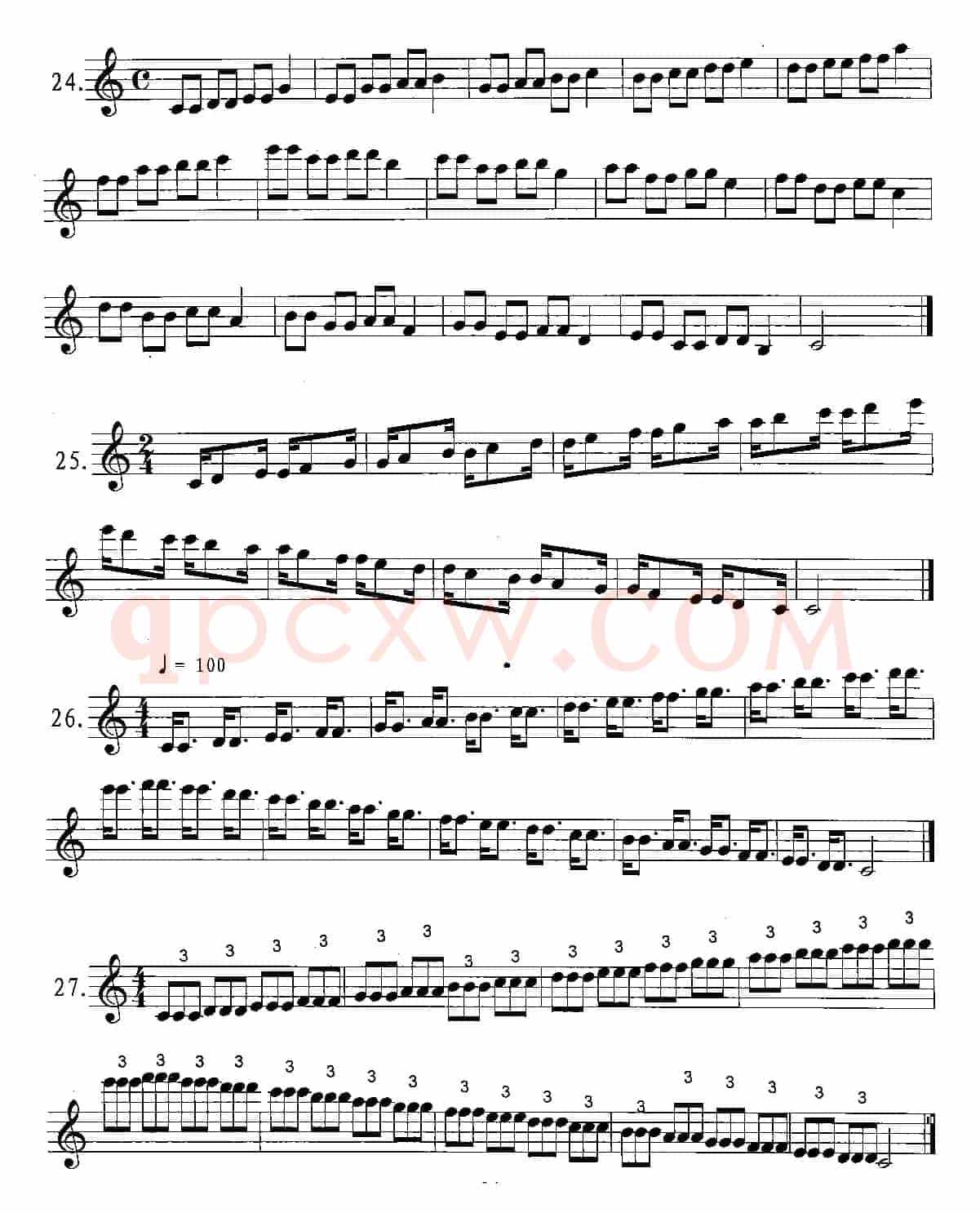 G大调基本练习曲