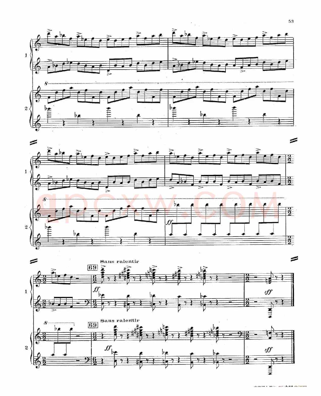 Concerto for 2 Pianos in d Minor(d小调双钢琴协奏曲· 第三乐章)