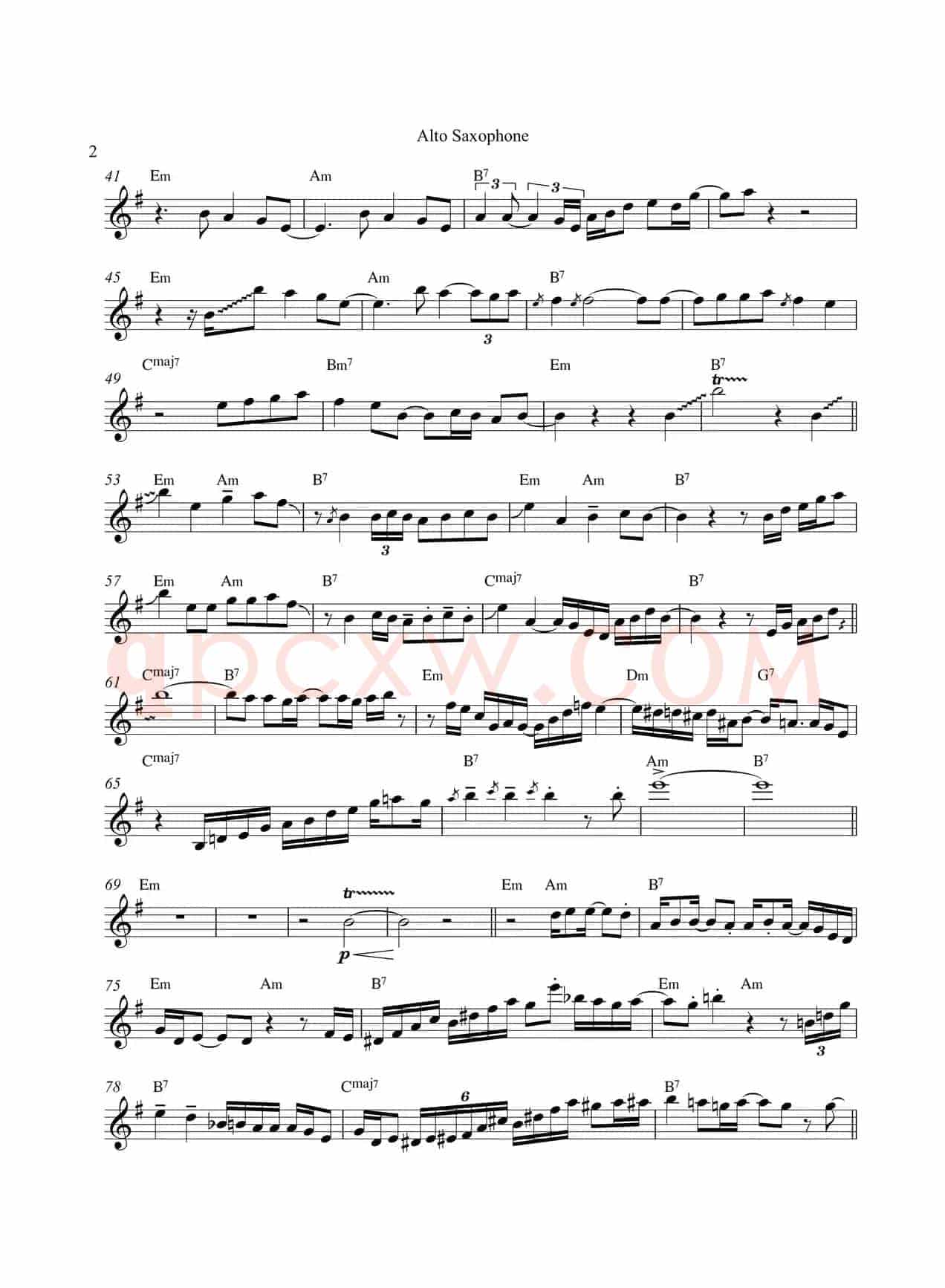 Hot Sauce（中音萨克斯）