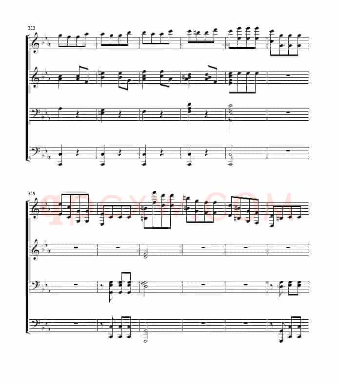 命运交响曲（四手联弹）