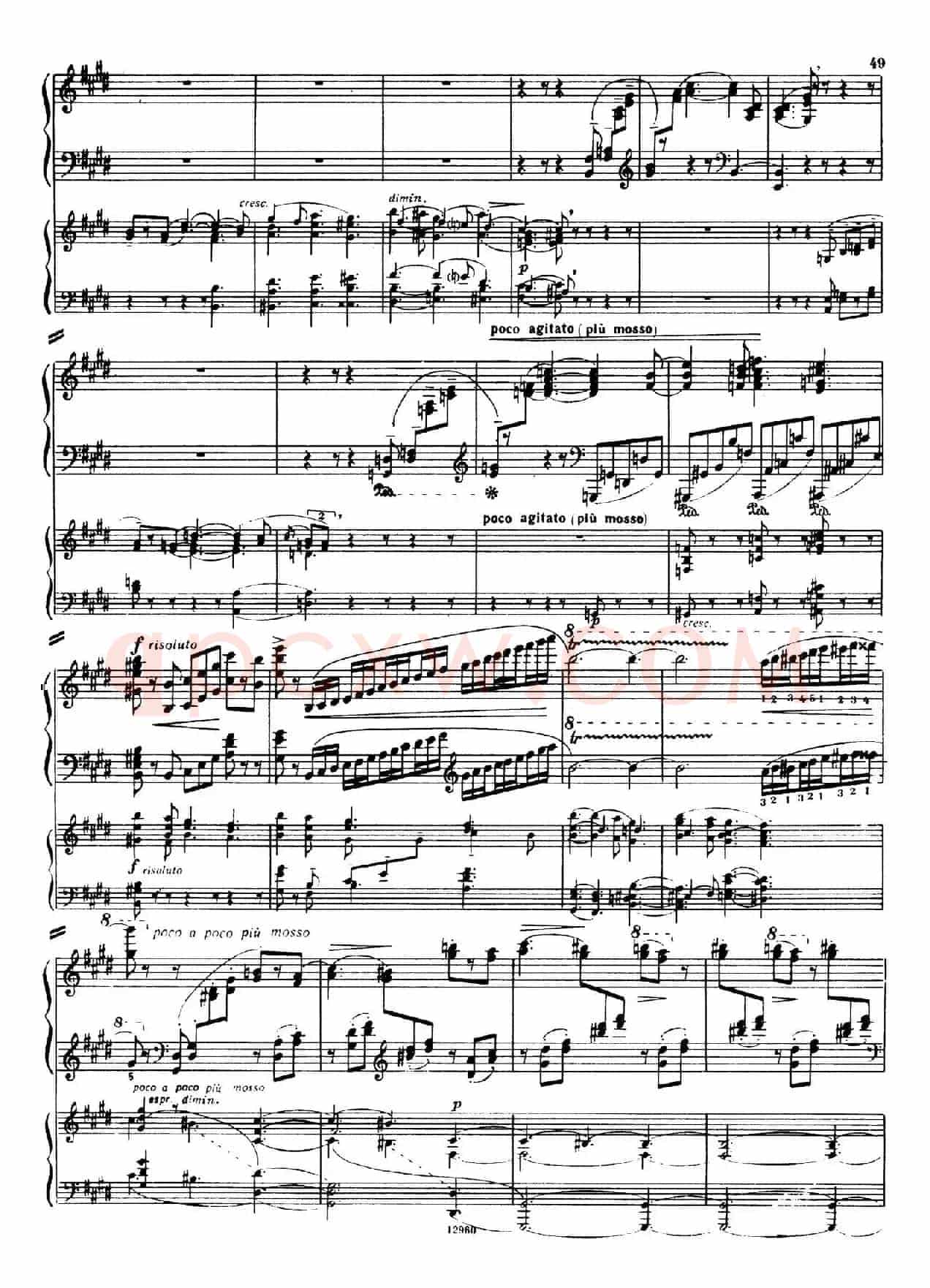 Piano Concerto No.2 in c Minor Op.50(c小调第二钢琴协奏曲·Ⅱ·双钢琴)