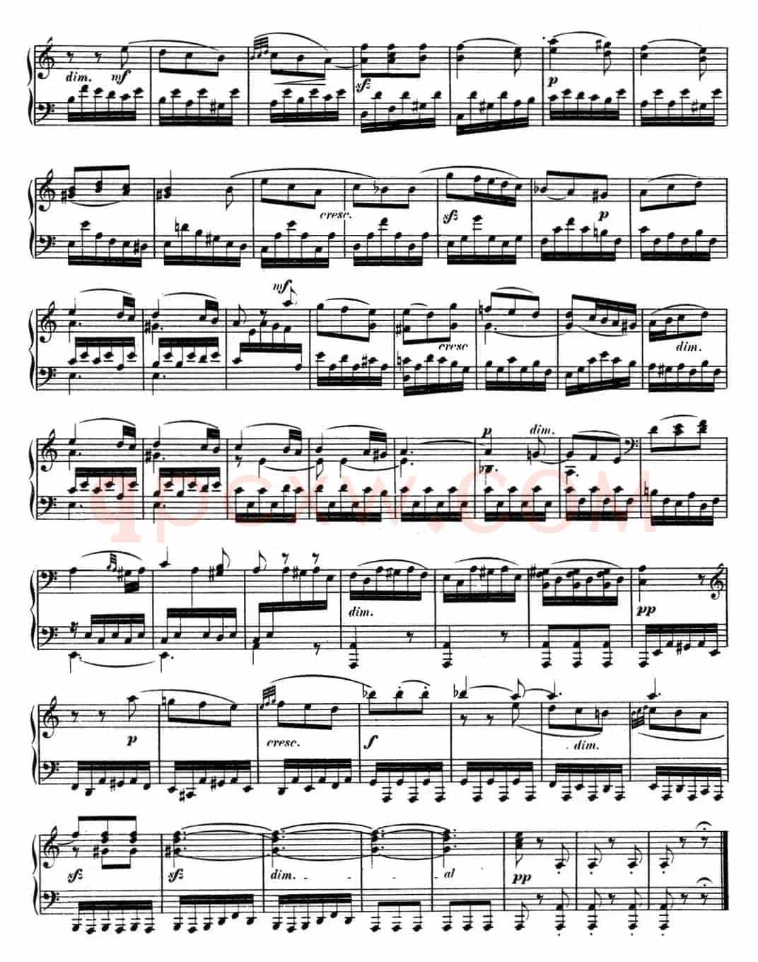 门德尔松无词歌Op.19（NO.2）