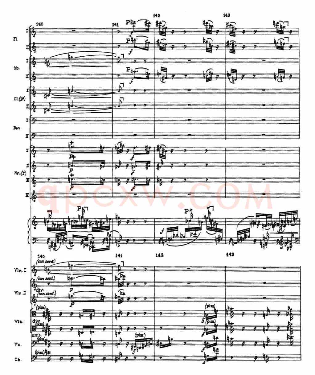 Piano Concerto Op.42（钢琴协奏曲总谱P1-34）