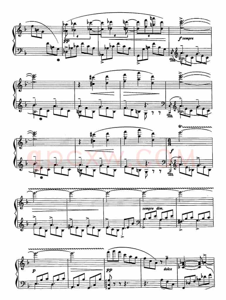 现代钢琴曲：7、即兴曲（Op.31，No.27）