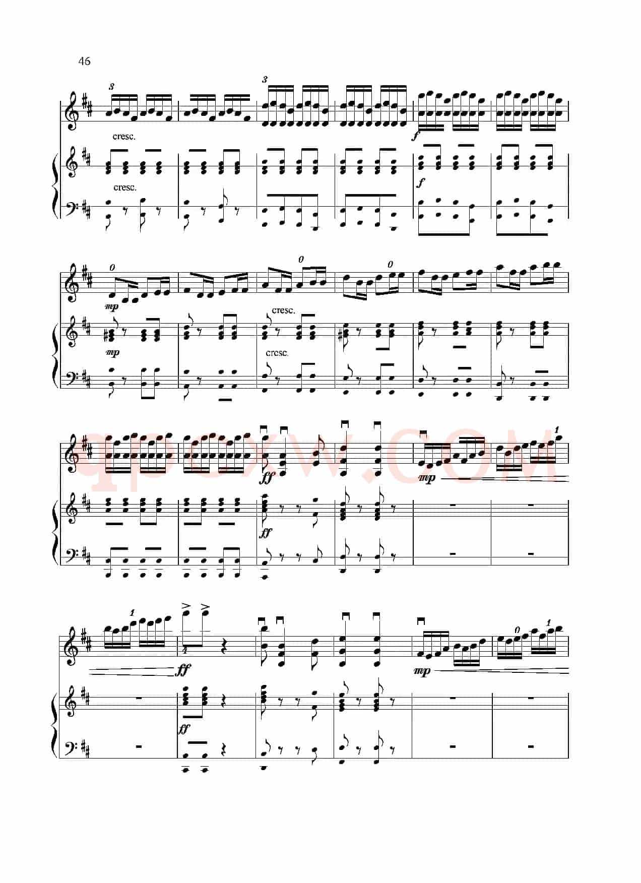 满江红幻想曲（小提琴+钢琴）