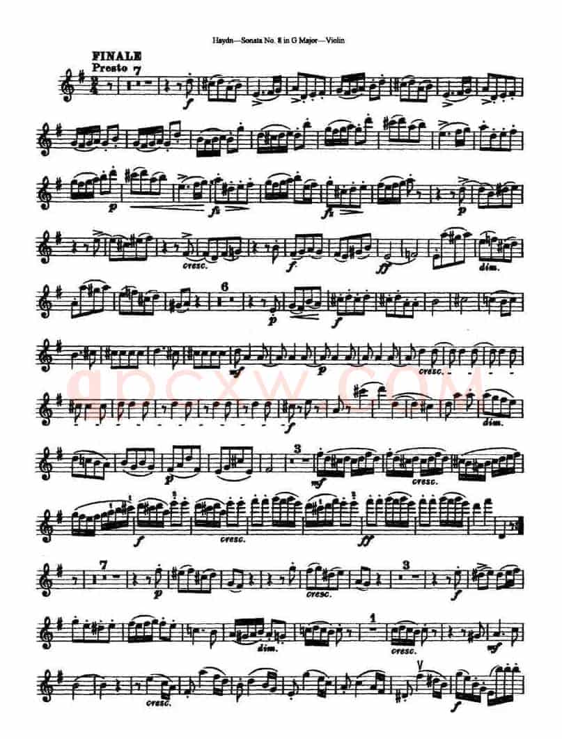 Soata No.8. in G Major