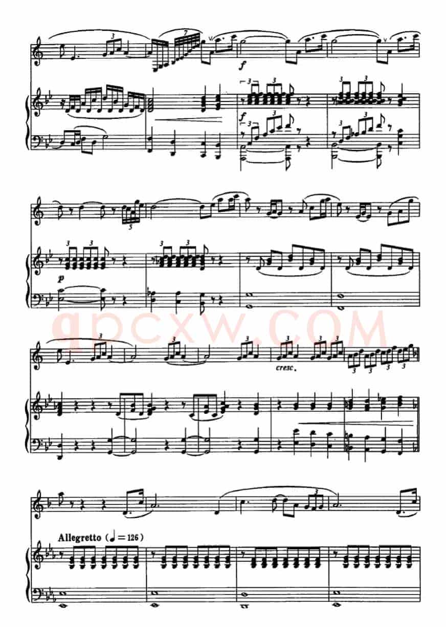 西拉穆轮河随想曲（单簧管+钢琴）