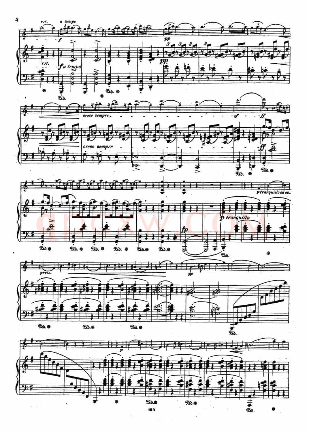 VIOLIN SONATA No.2 in G major（G大调第二小提琴奏鸣曲）（Ⅰ）（小提琴+钢琴伴奏）
