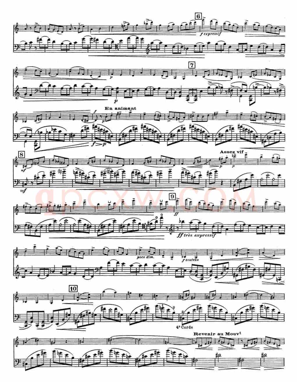 Sonate（小提琴+大提琴）
