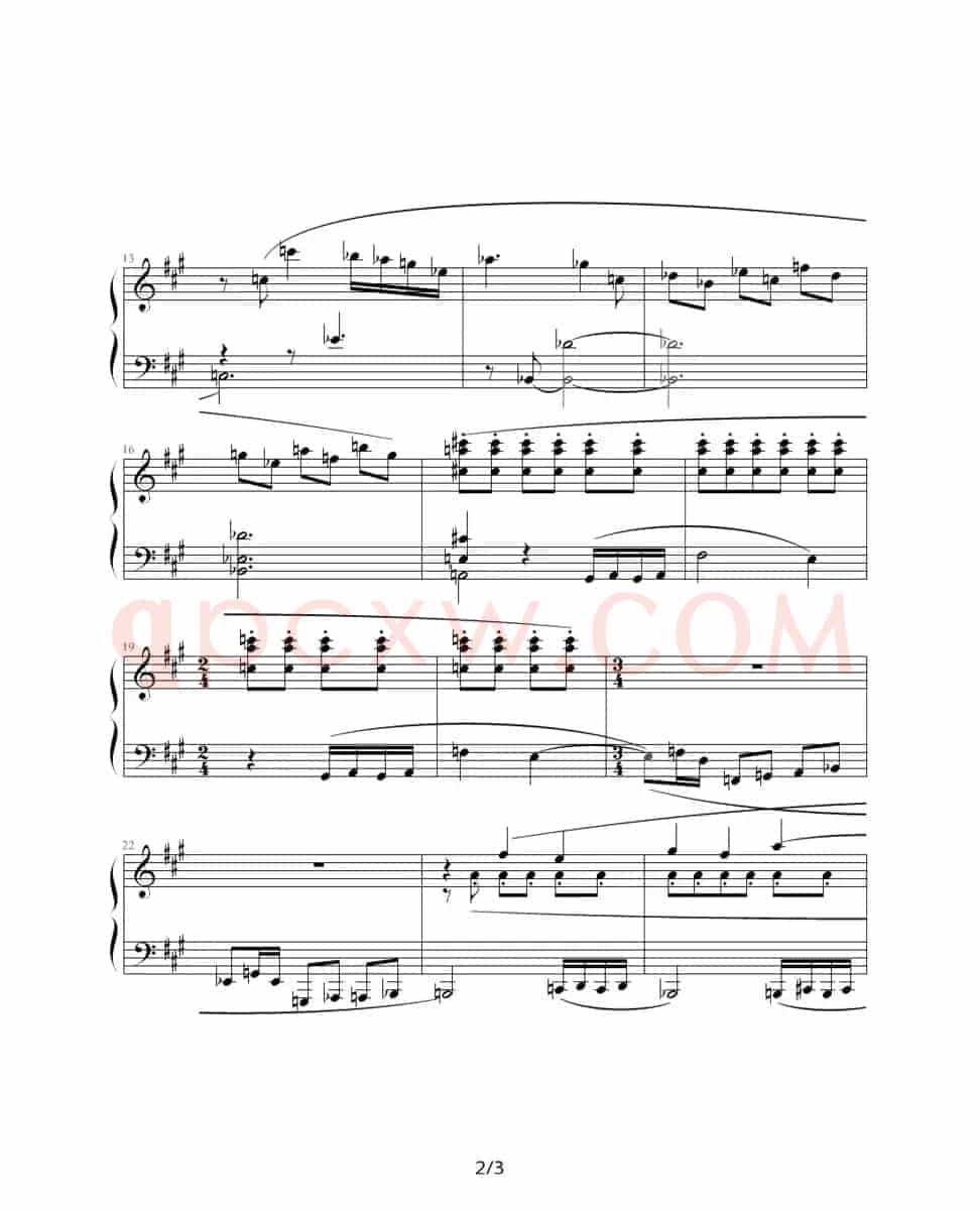 肖斯塔科维奇—前奏曲（7）：A大调