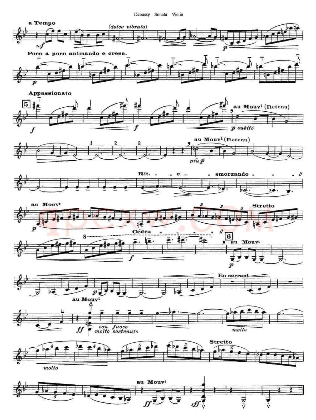 Debussy Sonata