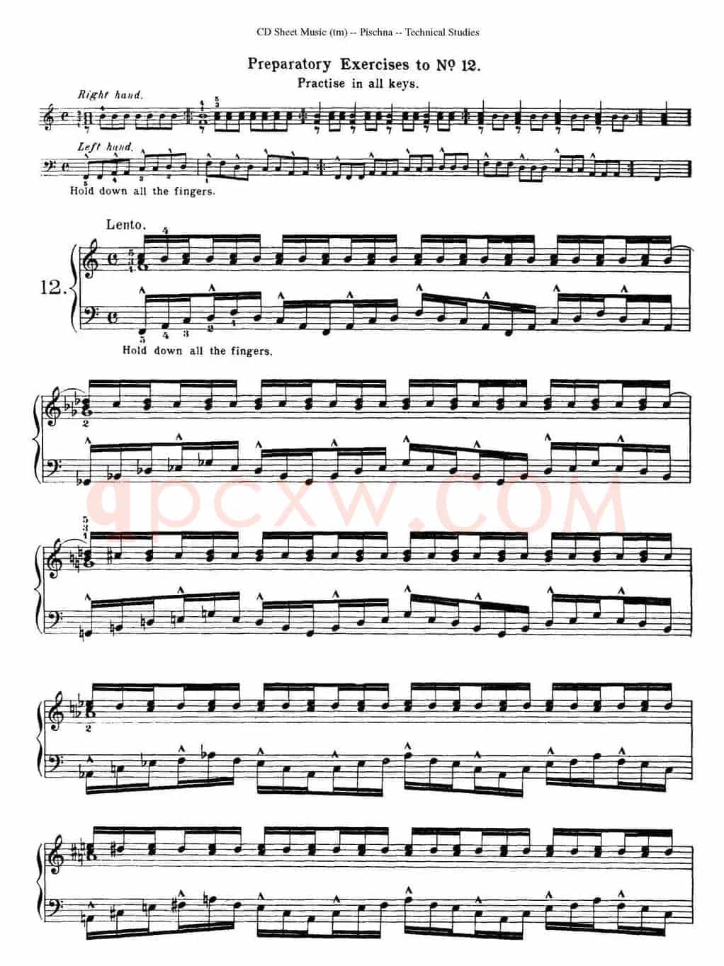 Technical Studies 60 Progressive Exercises (60首钢琴循序渐进练习曲 P21——30)