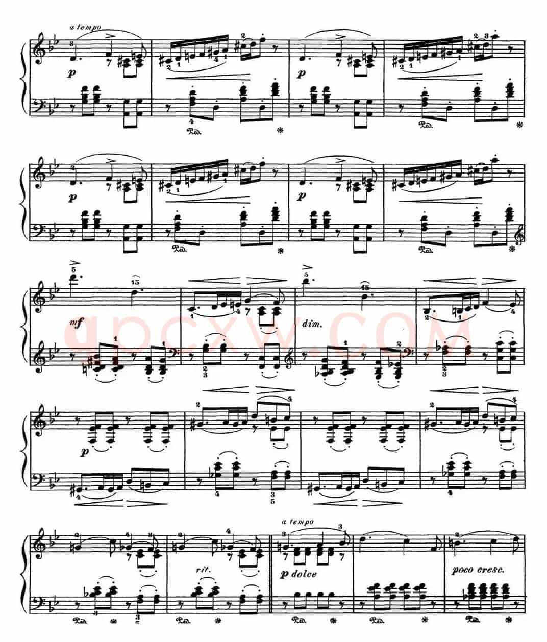 柴可夫斯基 四季 4月 松雪草 降B大调 Snowdrop B flat major