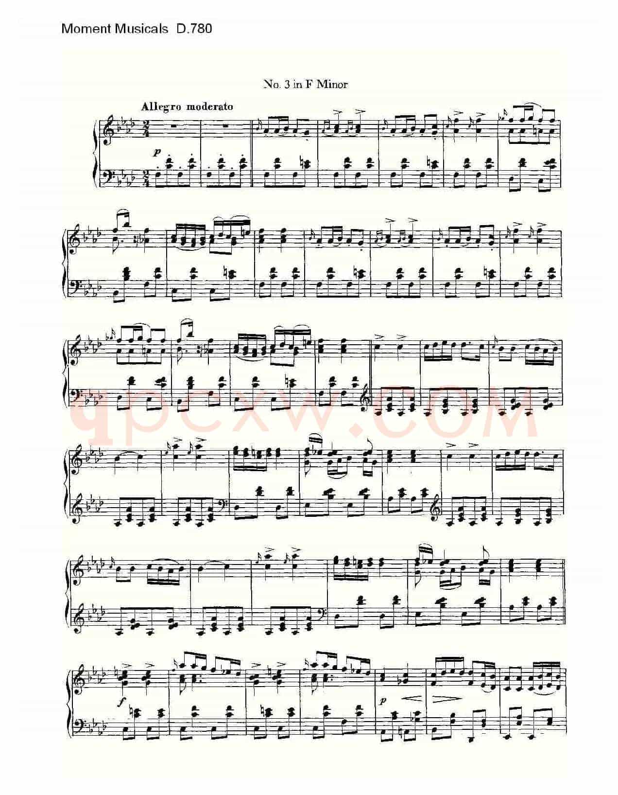 Moment Musicals D.780（6首音乐瞬间）