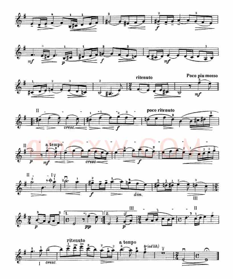 VOCALISE Op.34 No.14（版本一）