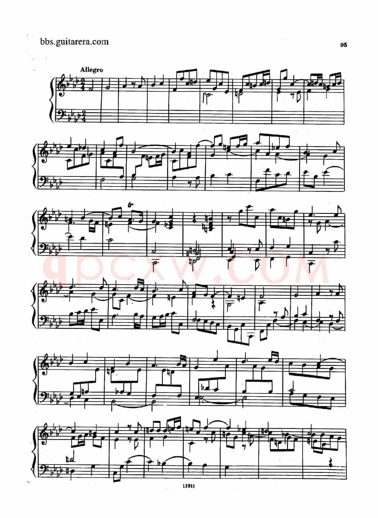 Suite No.8 in f Minor HWV 433(f小调第八组曲)