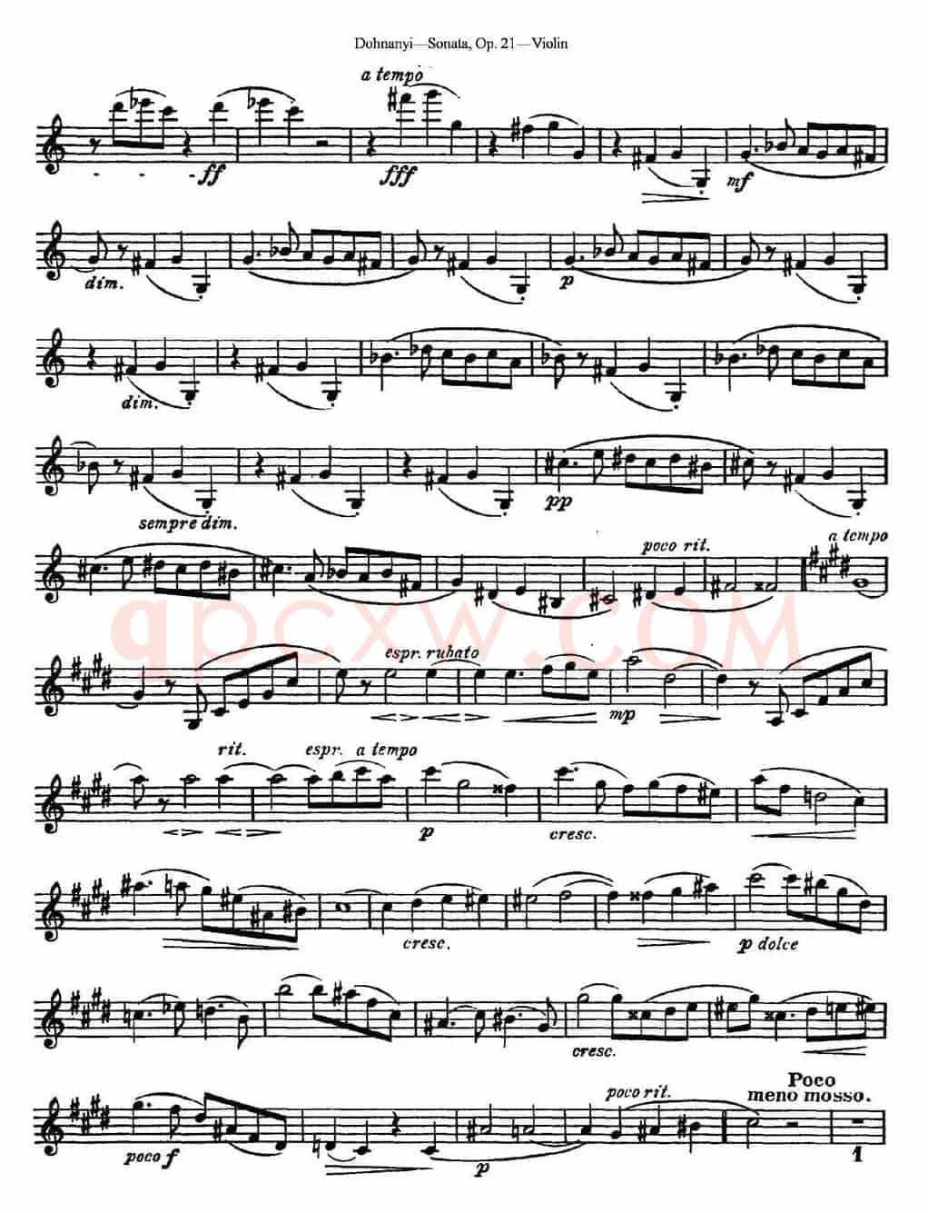 Dohnanyi Sonata Op.21