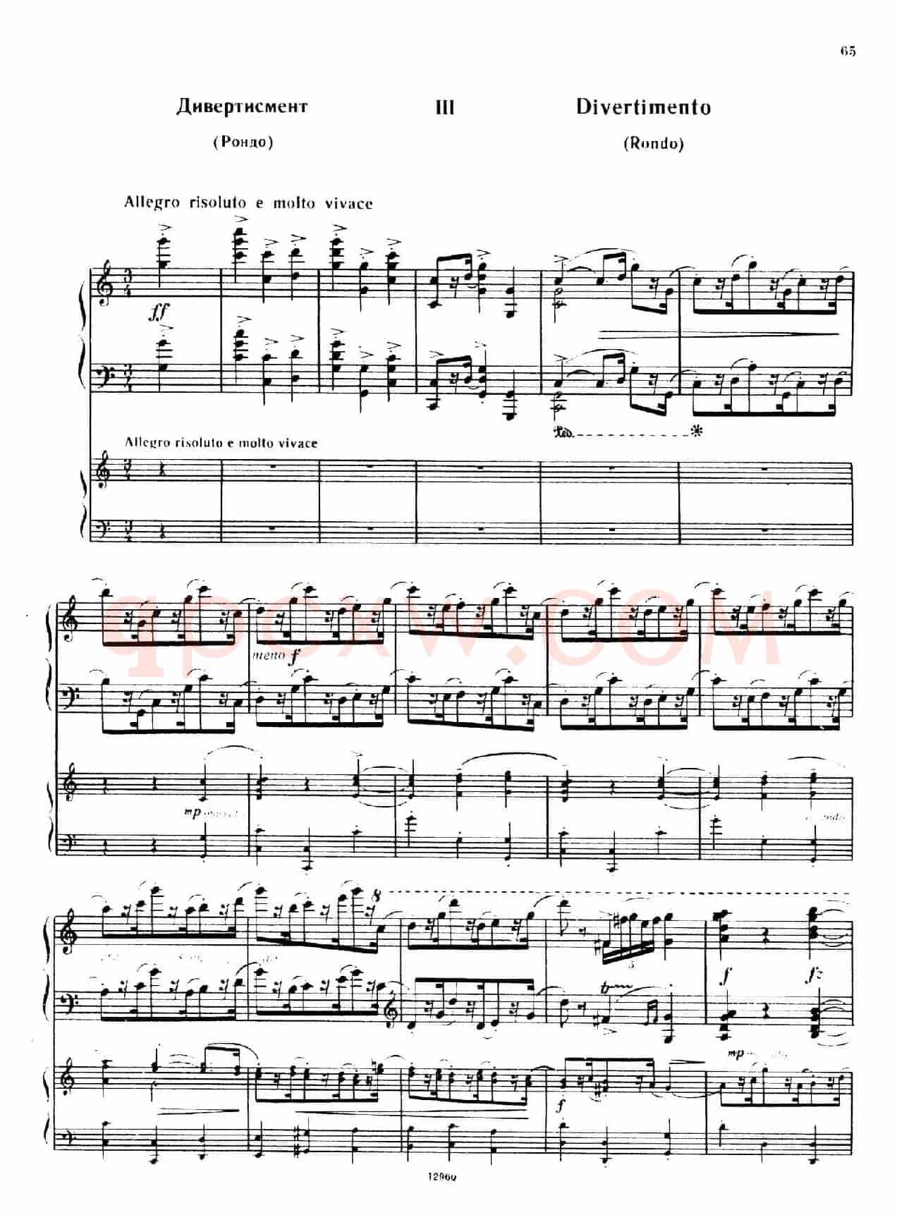Piano Concerto No.2 in c Minor Op.50(c小调第二钢琴协奏曲·Ⅲ·双钢琴)