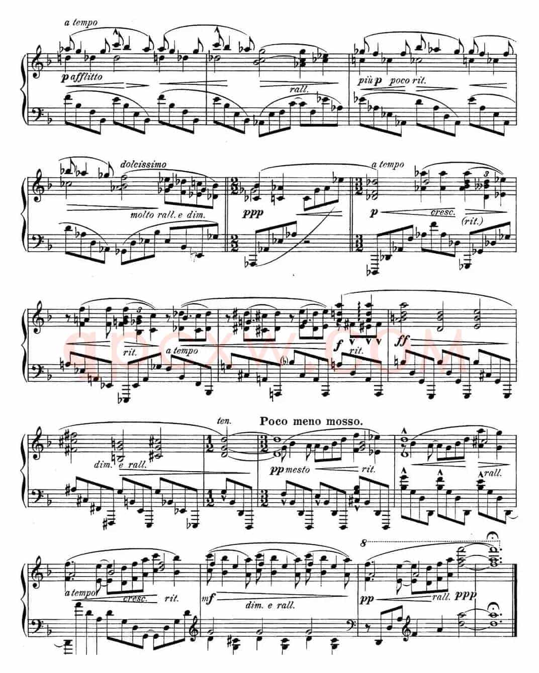 希曼诺夫斯基 9首钢琴前奏曲 Op.1 No.2